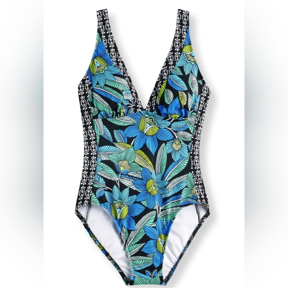 MiracleSuit Tropical One Piece Swimsuit - Picture 1 of 7
